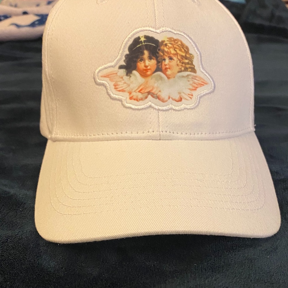 Fiorucci Angels white baseball cap